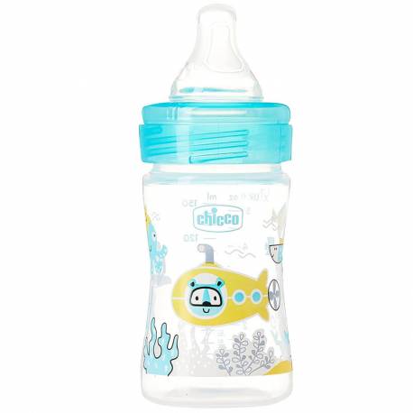 شیشه شیر Well being چیکو 150 میل مدل زیر دریایی Chicco