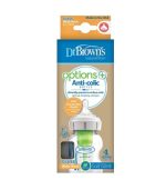 شیشه شیر پیرکس پهن آپشن پلاس 150میل dr browns - تصویر 2