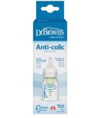 شیشه شیر طلقی باریک 60میل دکتر براون dr browns - تصویر 2
