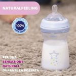 شیشه شیر نچرال فلینگ چیکو 330 میل طرح ستاره Chicco - Image 3