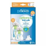 شیشه شیر طلقی دو عددی آپشن پلاس 270میل و 150میل dr browns - تصویر 2