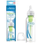 شیشه شیر طلقی آپشن پلاس 250میل باریک dr browns - Image 2