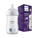 شیشه شیر ضد چکه 260 میل اونت طرحدار زرافه و کوالا Avent - Image 7